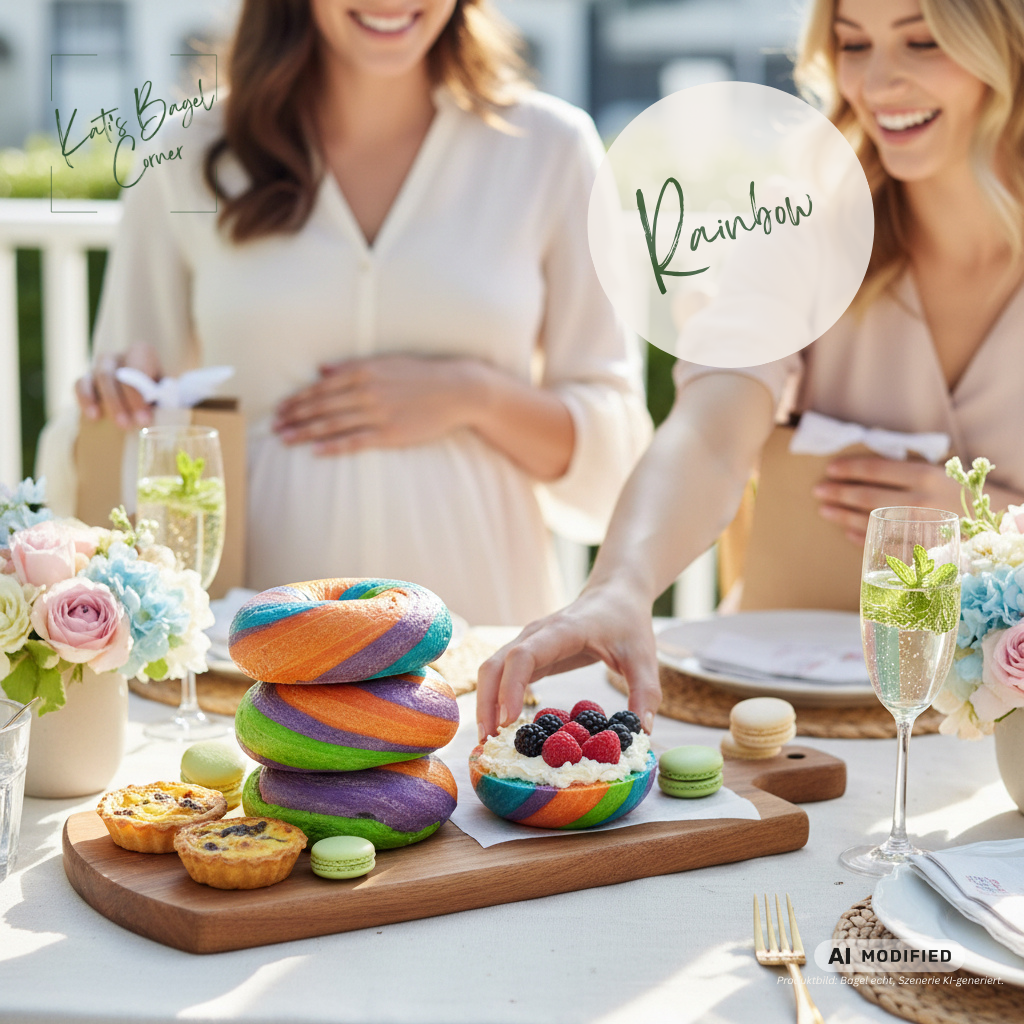 Rainbow Bagel Box