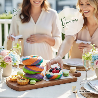 Rainbow Bagel Box